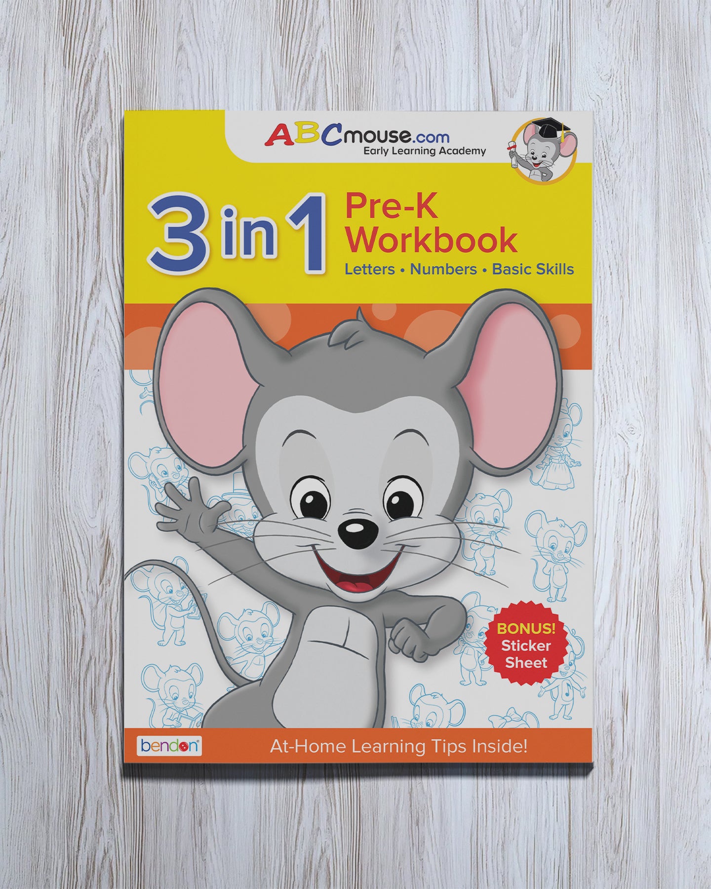 ABCmouse 3 in 1 Workbook: Pre - K - ABCmouse