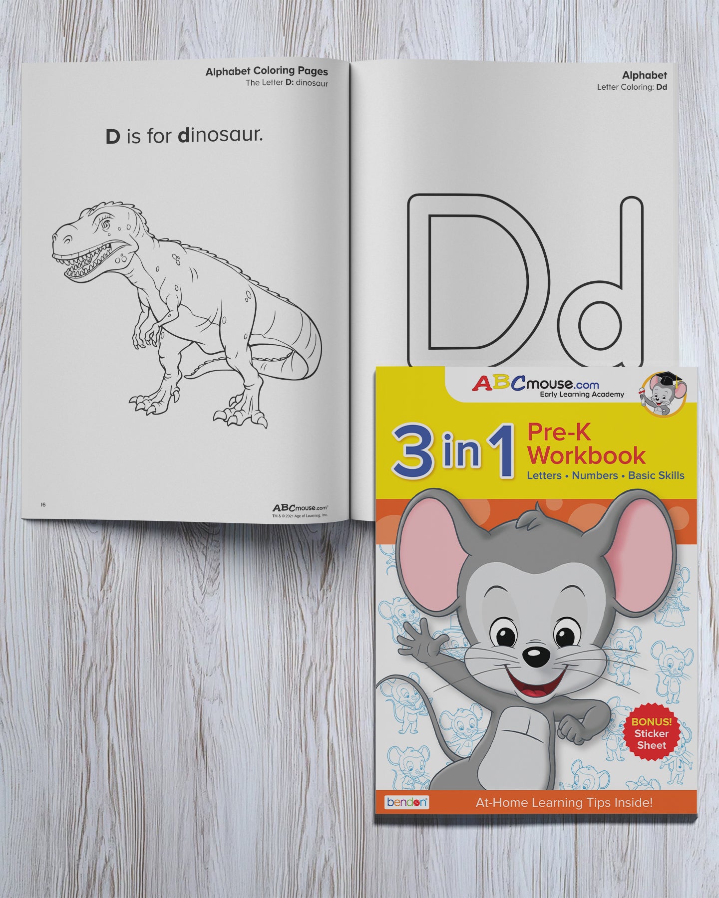 ABCmouse 3 in 1 Workbook: Pre - K - ABCmouse