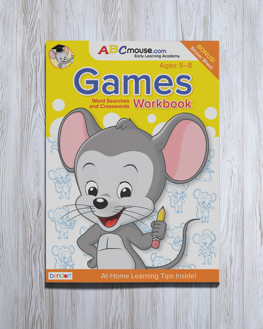 Games: Word Searches and Crosswords Workbook - ABCmouse