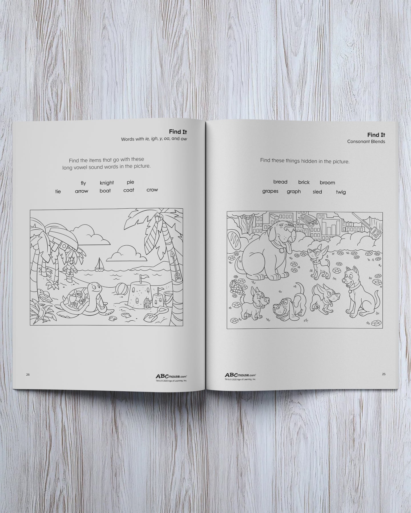 Games: Find - Its and More Workbook - ABCmouse