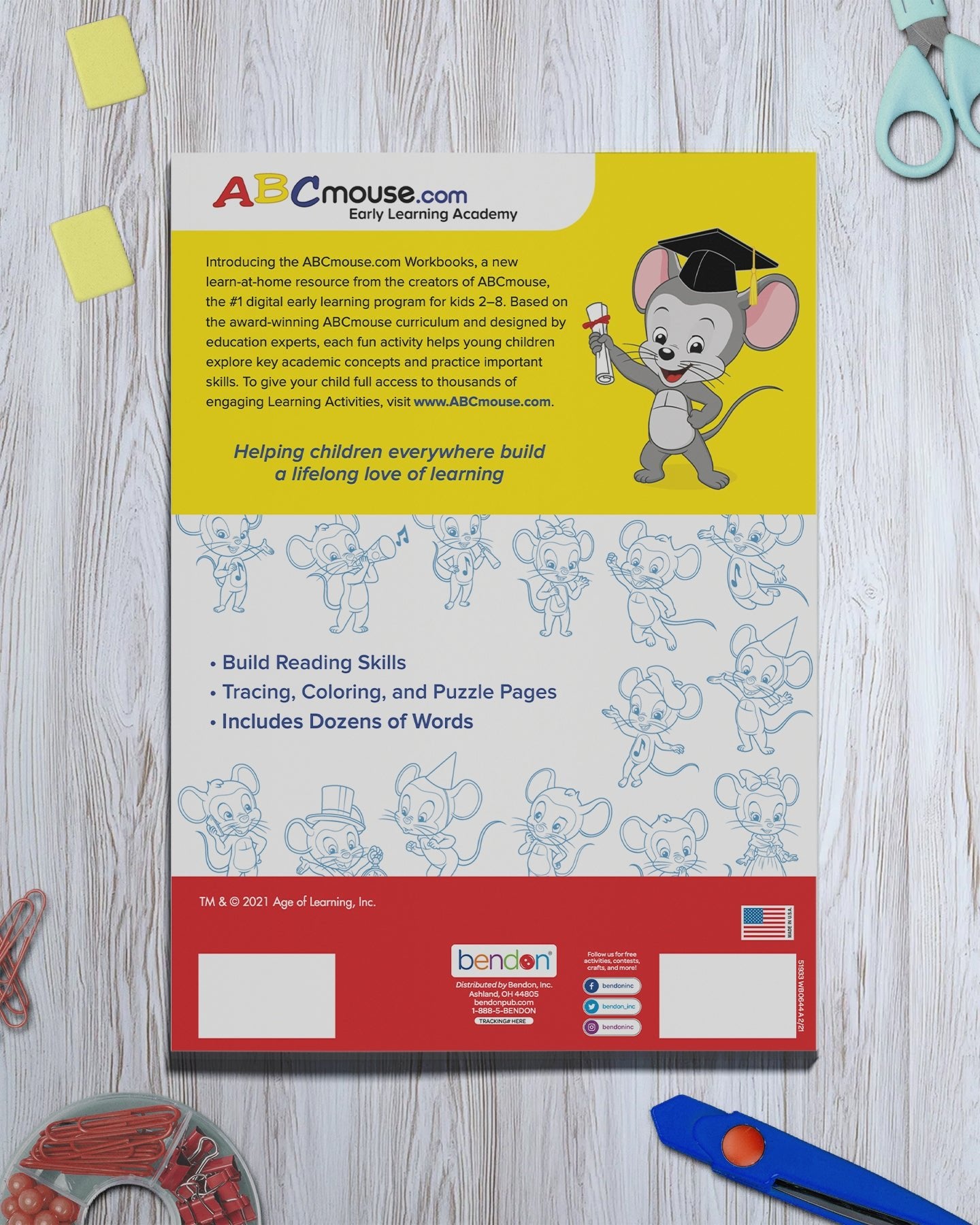 Phonics: Letters and Works Workbook - ABCmouse