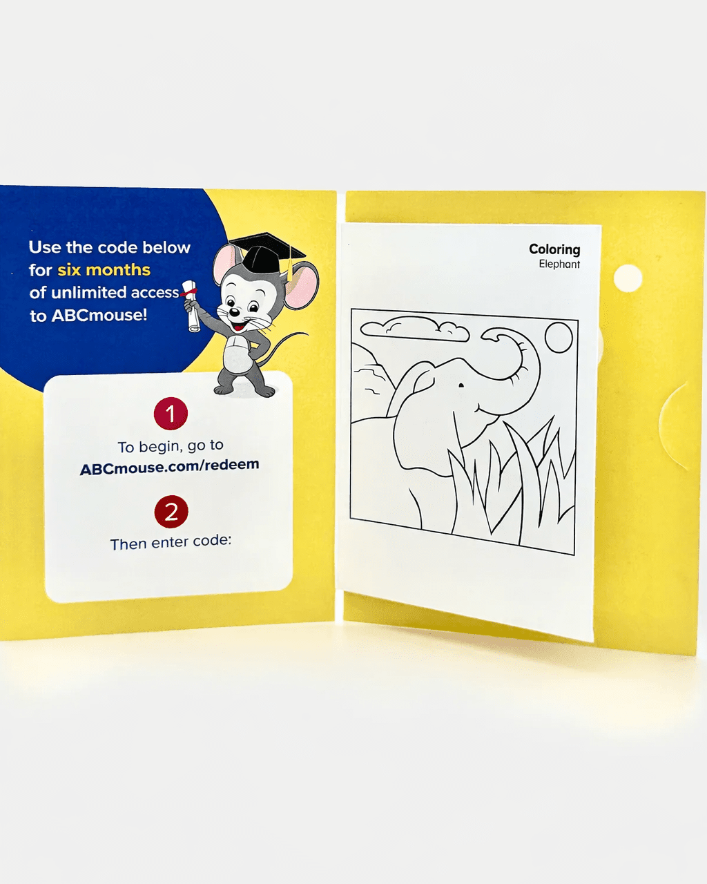 6 Month Subscription Gift Card (Physical Card) - ABCmouse