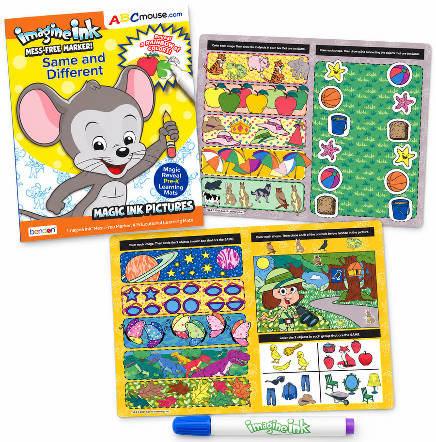 ABCmouse Same or Different Imagine Ink Learning Mat - ABCmouse