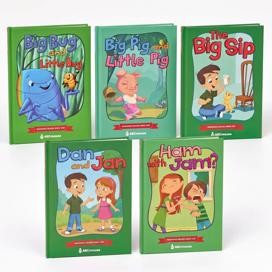 Beginner Readers Series 1: Story Time - 5 Pack Bundle Hardcover - ABCmouse