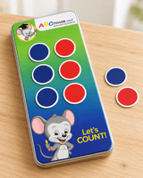 ABCmouse Counting & Patterns Magnetic Tin Learning Set