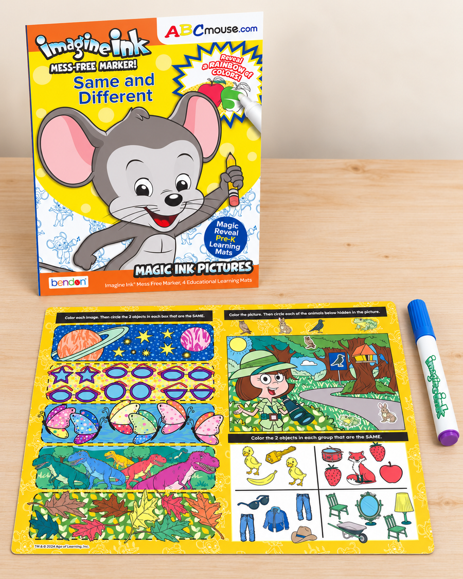 ABCmouse Same or Different Imagine Ink Learning Mat - ABCmouse