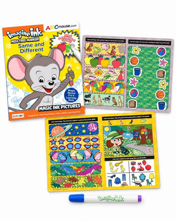ABCmouse Same or Different Imagine Ink Learning Mat