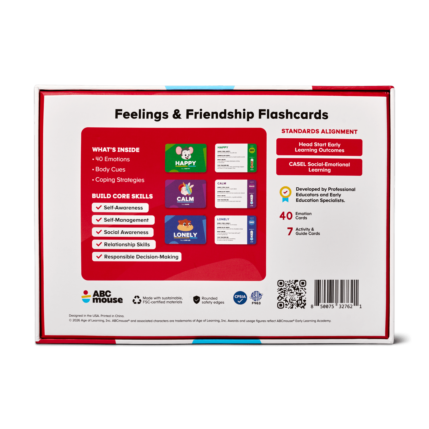 ABCmouse Feelings & Friendship Flashcards - ABCmouse