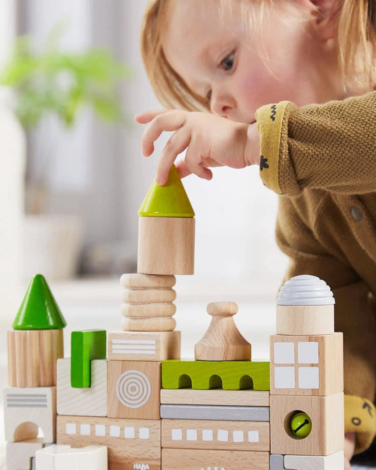 Coburg 28 Piece Wooden Building Blocks - ABCmouse