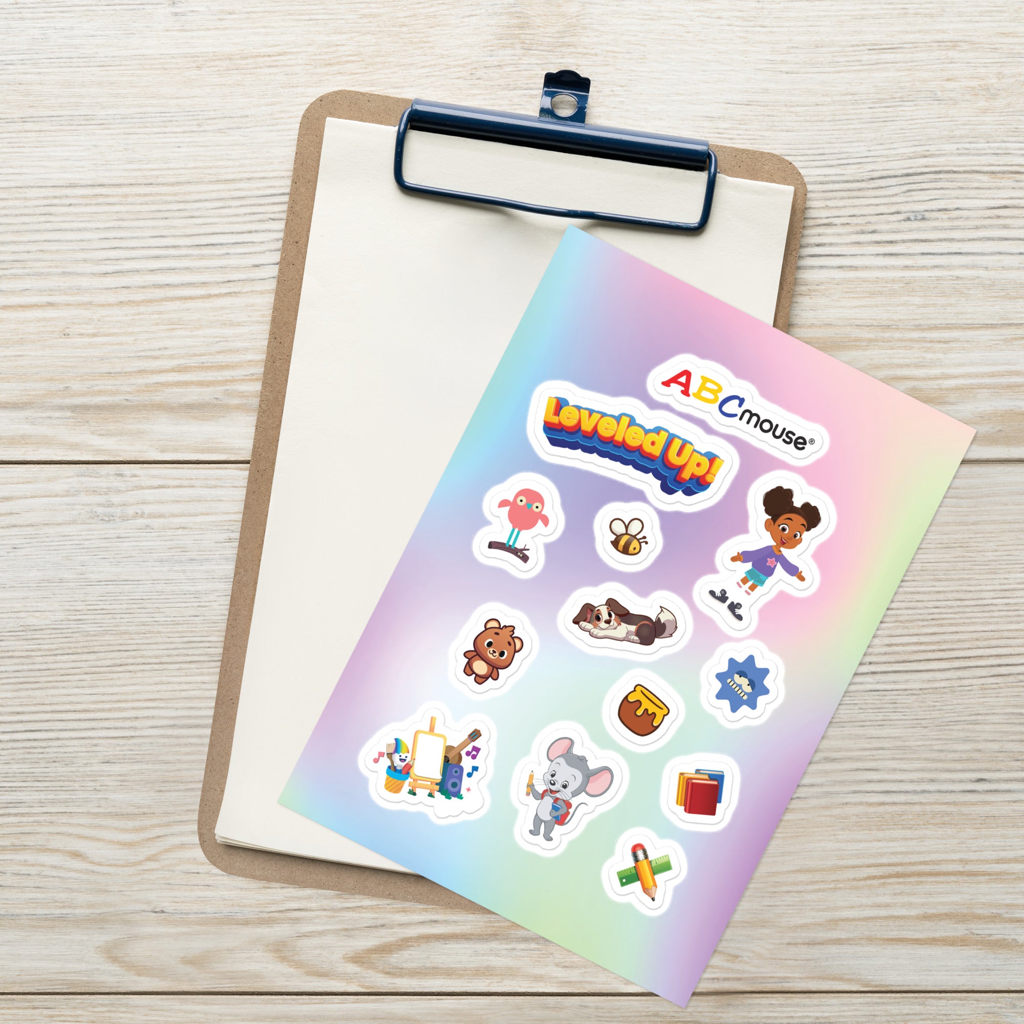 Leveled Up! Achievement Sticker Sheet - ABCmouse