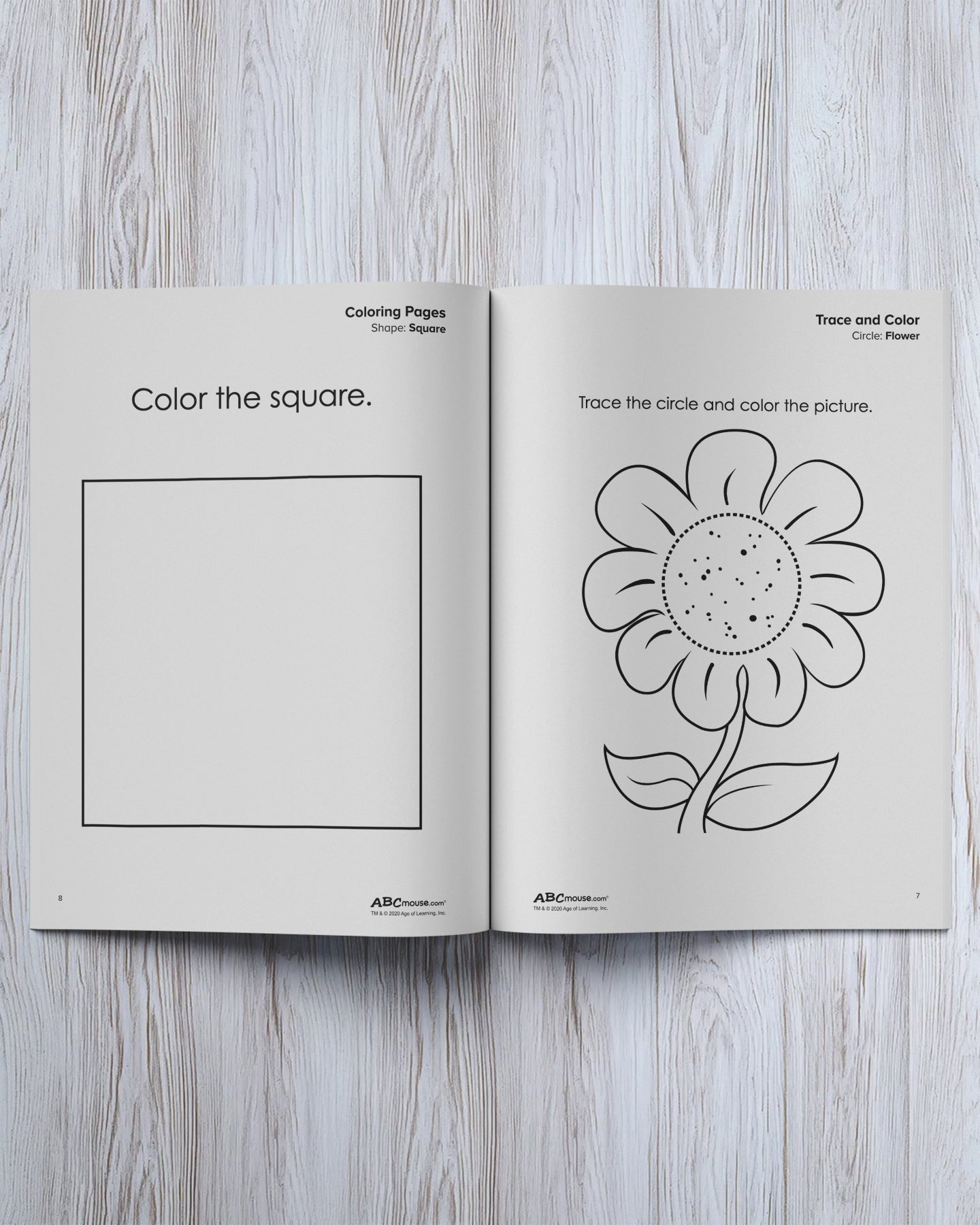 Shapes Workbook - ABCmouse