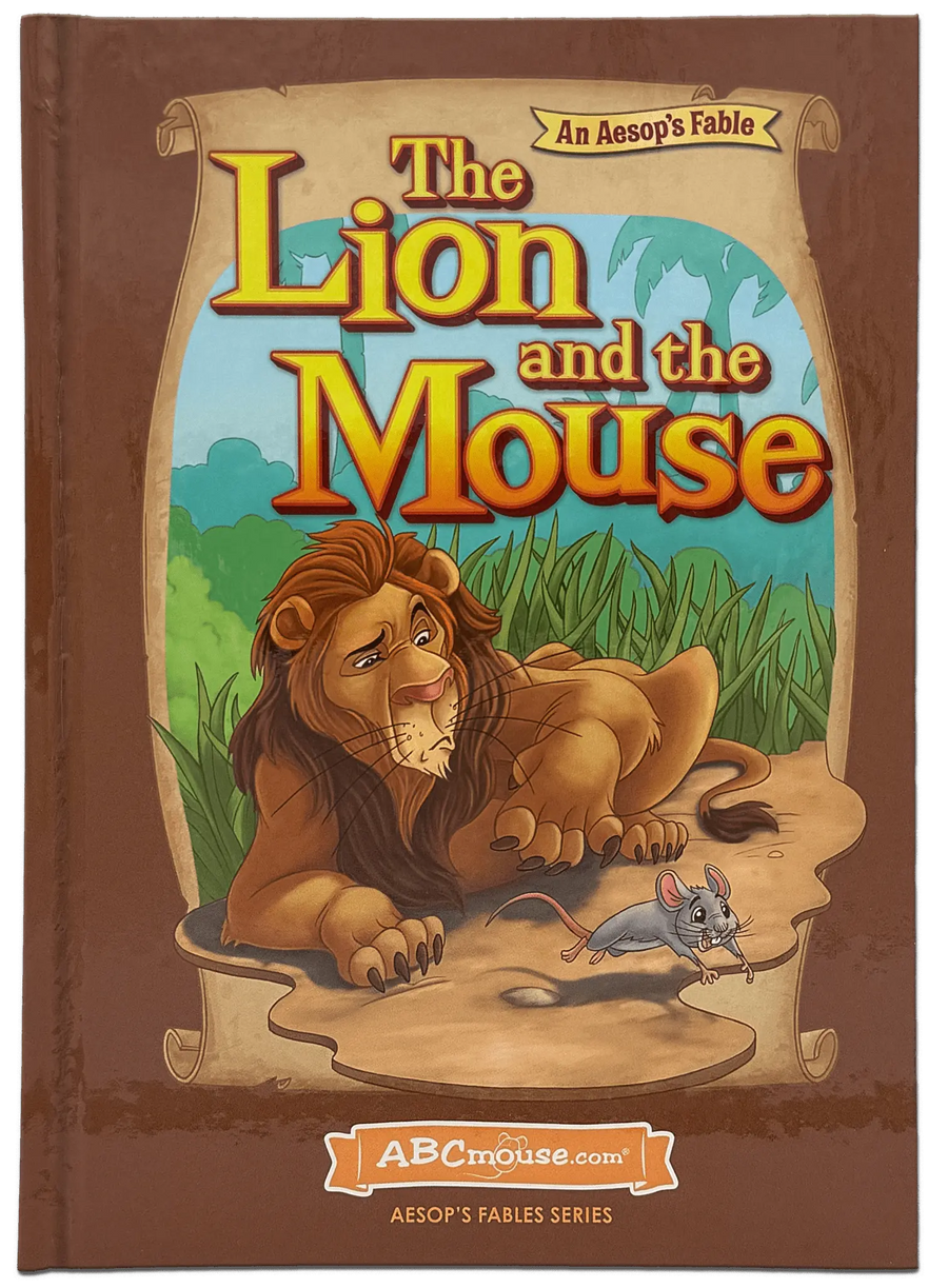 Cover detail of an ABCmouse Aesop's Fables hardcover reader