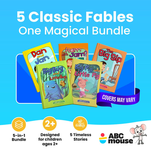 Ultimate Beginner Readers Library - 15 Pack Bundle Hardcover - ABCmouse