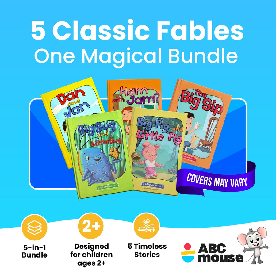 Ultimate Beginner Readers Library - 15 Pack Bundle Hardcover - ABCmouse