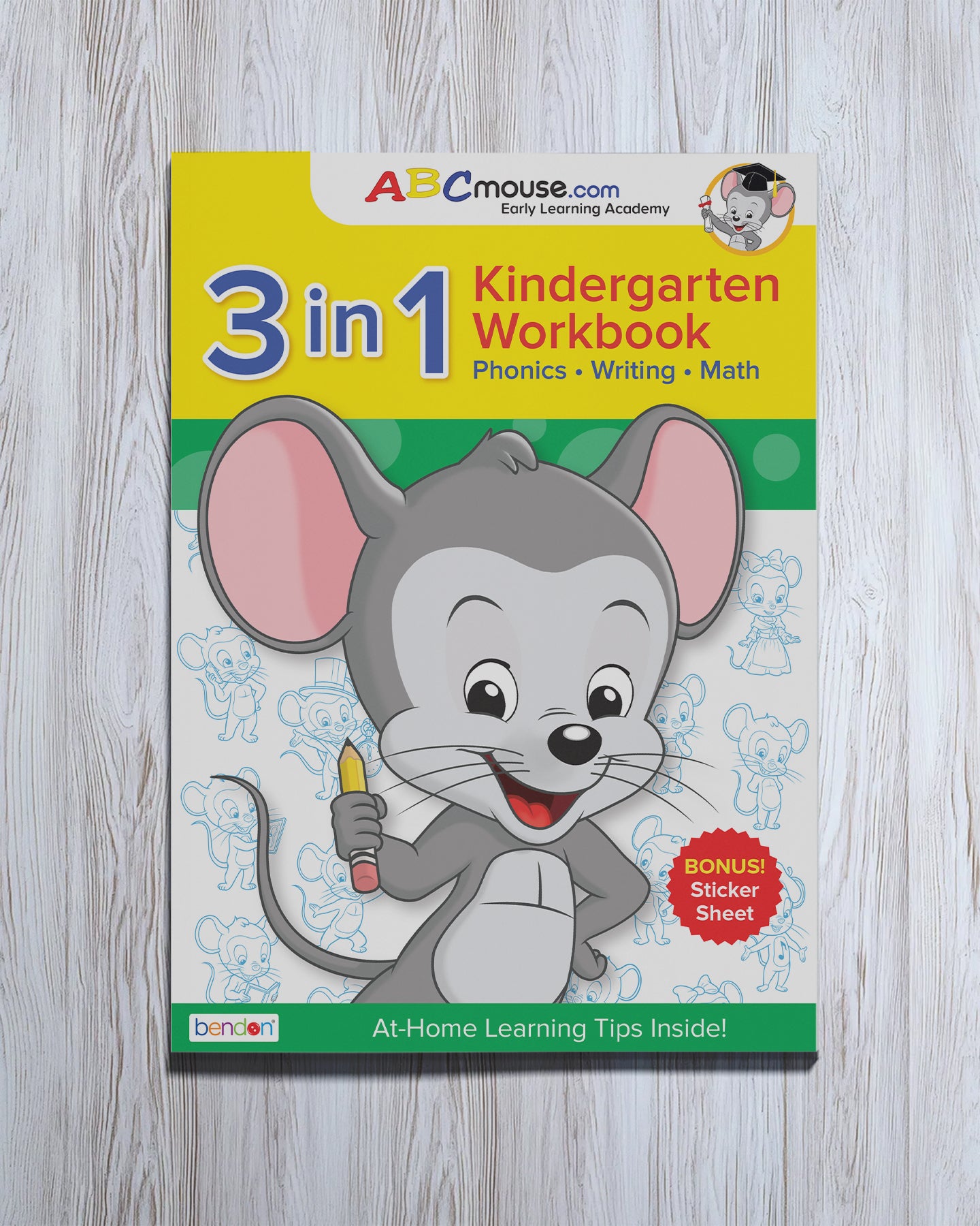 ABCmouse 3 in 1 Workbook: Kindergarten - ABCmouse