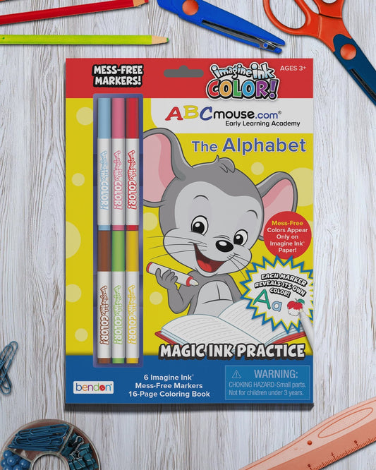 Imagine Ink: Color Alphabet Workbook w/ Markers - ABCmouse