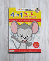 Pre-K 4 in 1 Workbook