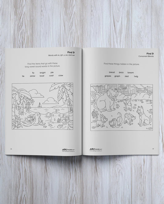 Games: Find - Its and More Workbook - ABCmouse