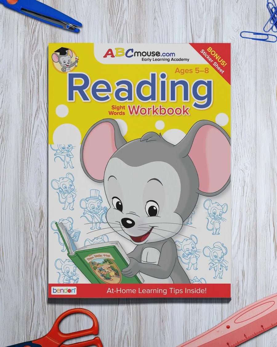 ABCmouse Reading: Sight Words workbook cover, ages 5 to 8
