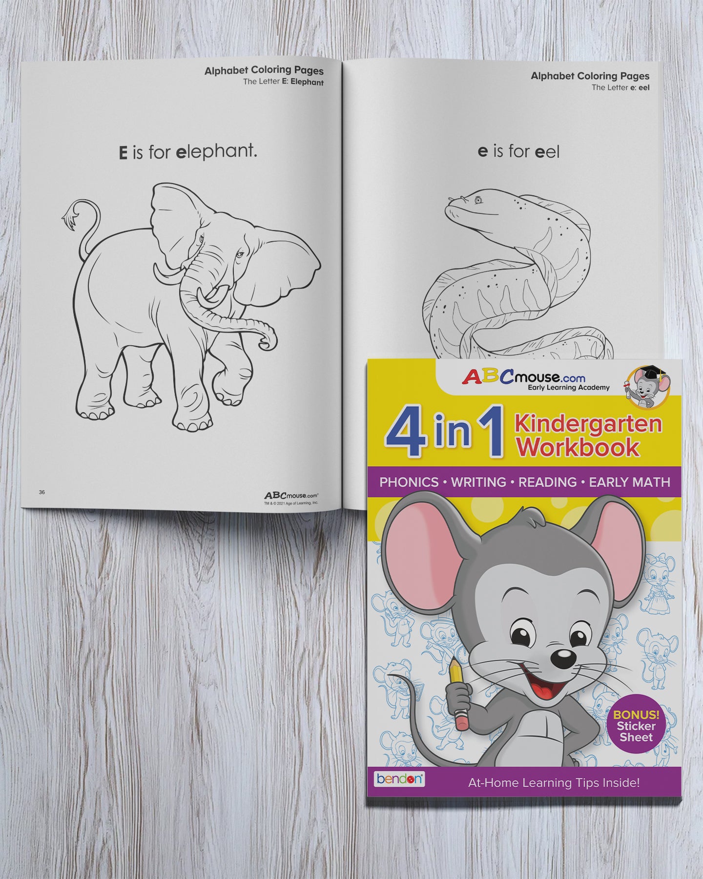 4 - in - 1 Kindergarten Workbook - ABCmouse