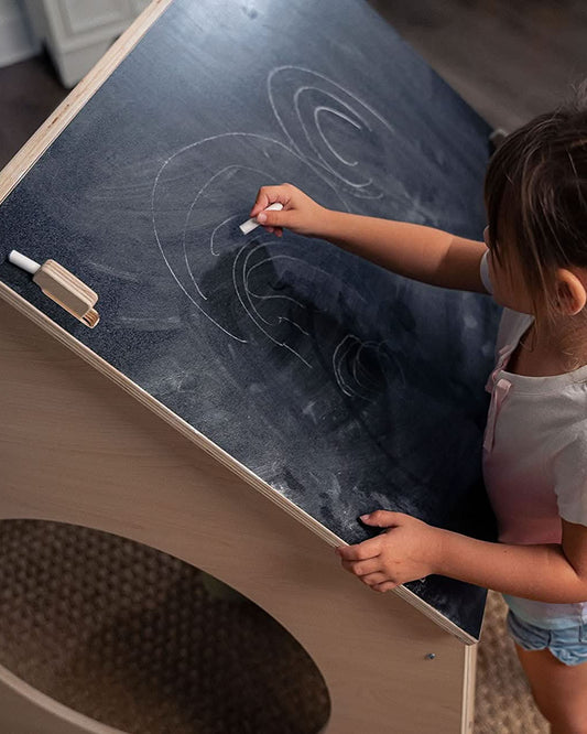 Evergreen - Children's Playhouse with Chalkboard Roof - ABCmouse