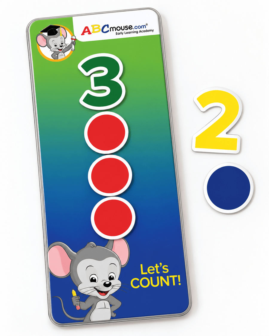 ABCmouse Counting & Patterns Magnetic Tin Learning Set - ABCmouse