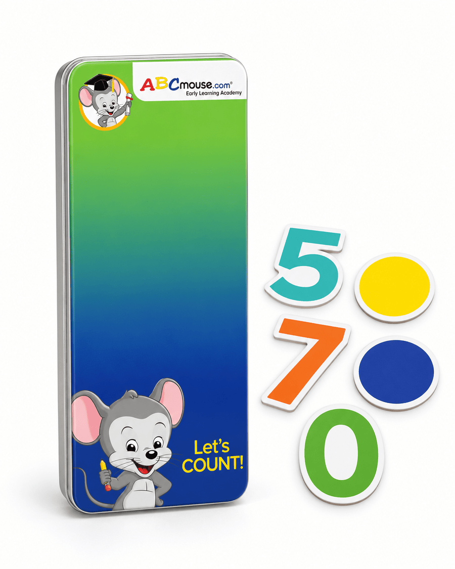 ABCmouse Counting & Patterns Magnetic Tin Learning Set - ABCmouse