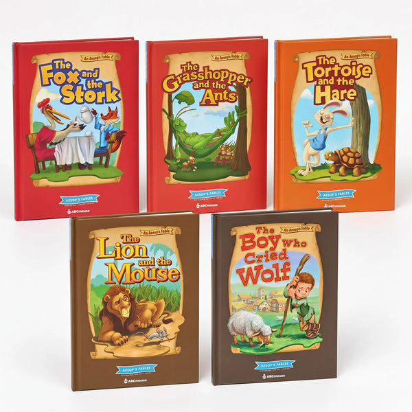 Aesop Fables Series 1: Story Time Readers - 5 Pack Bundle Hardcover