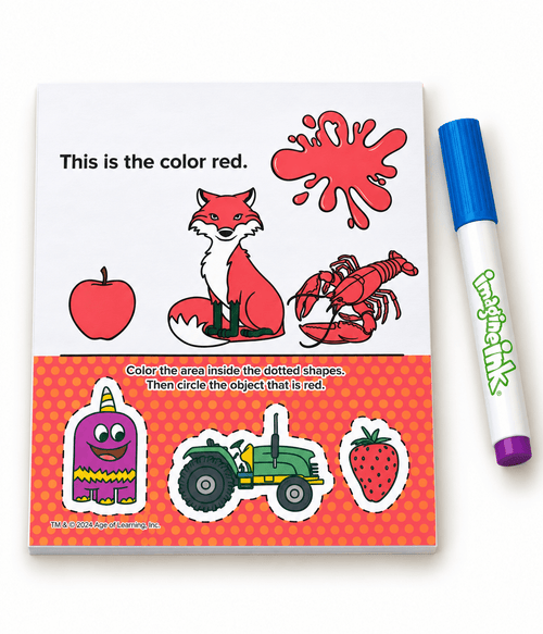 ABCmouse Colors & Shapes Imagine Ink Magic Ink Book - ABCmouse