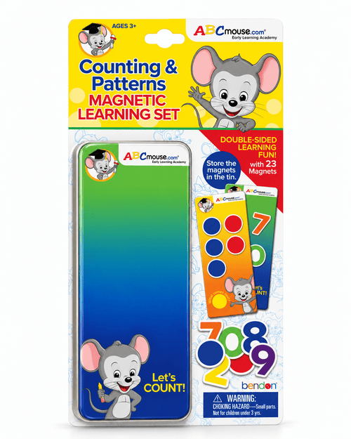 ABCmouse Counting & Patterns Magnetic Tin Learning Set - ABCmouse