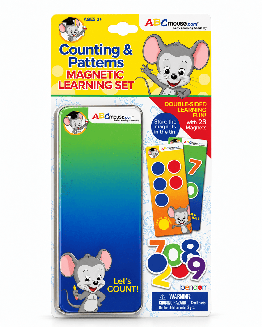 ABCmouse Counting & Patterns Magnetic Tin Learning Set - ABCmouse