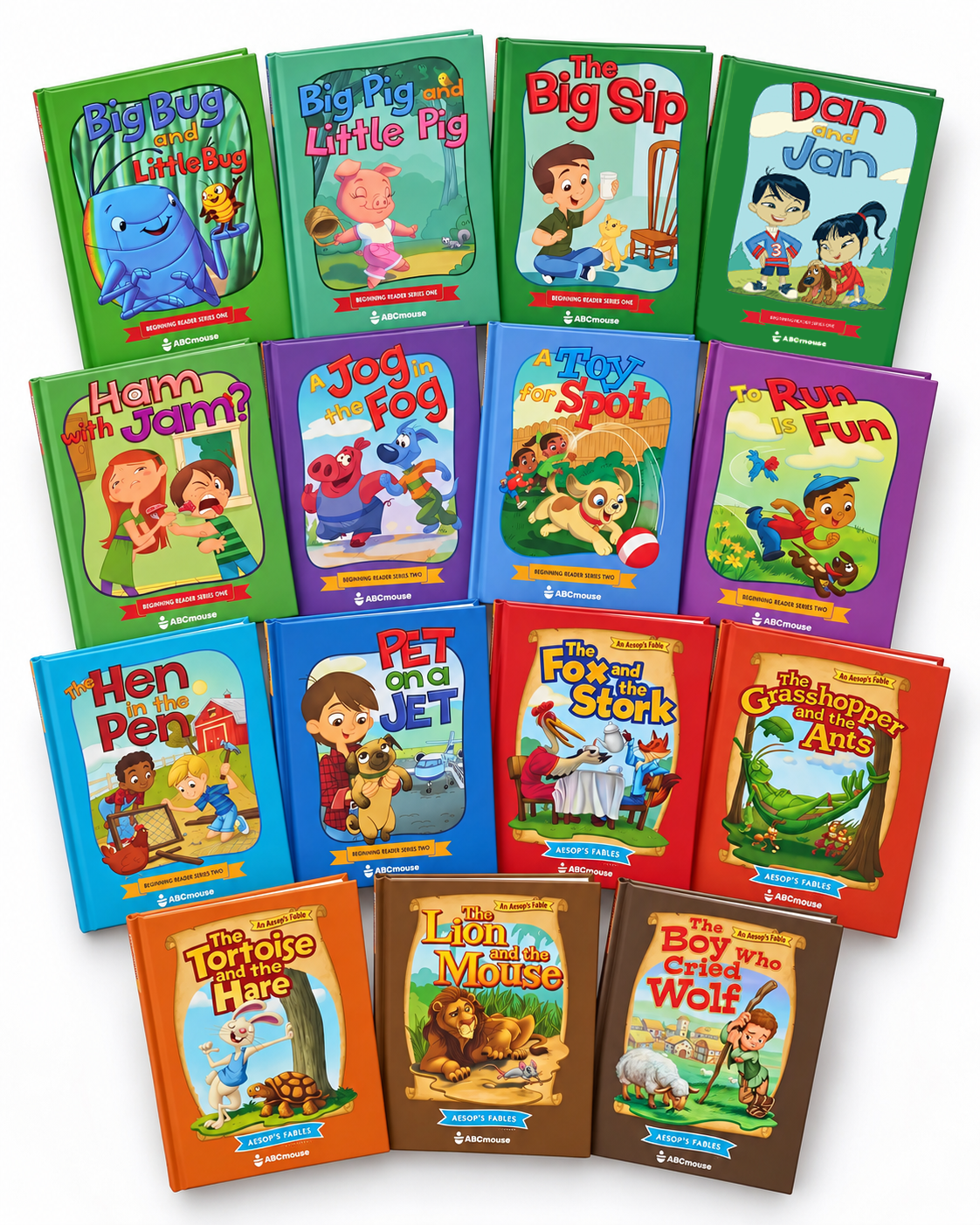 Ultimate Beginner Readers Library - 15 Pack Bundle Hardcover - ABCmouse