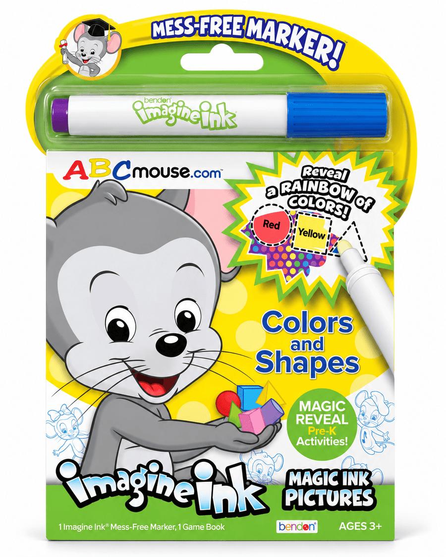 ABCmouse Colors & Shapes Imagine Ink Magic Ink Book - ABCmouse