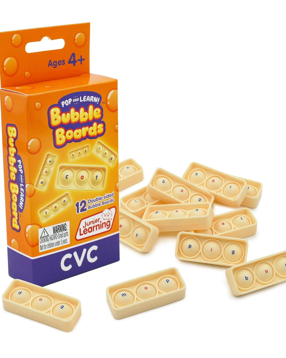 ABCmouse CVC Word Fidget Popper Boards for hands-on phonics practice