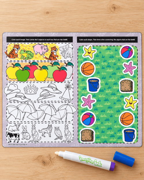 ABCmouse Same or Different Imagine Ink Learning Mat - ABCmouse