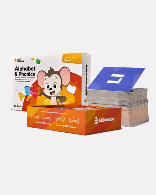 Consonant blend and digraph cards from the ABCmouse Alphabet & Phonics deck