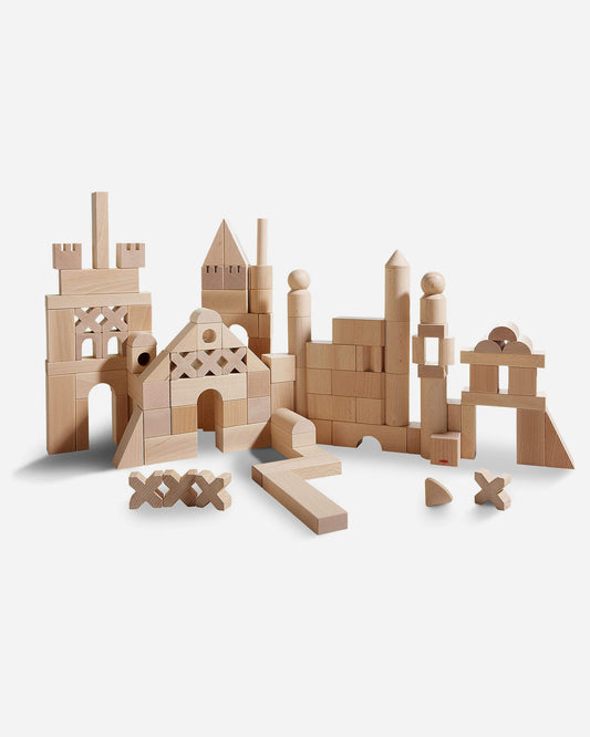Basic Building Blocks 102 Piece Extra Large Wooden Starter Set - ABCmouse