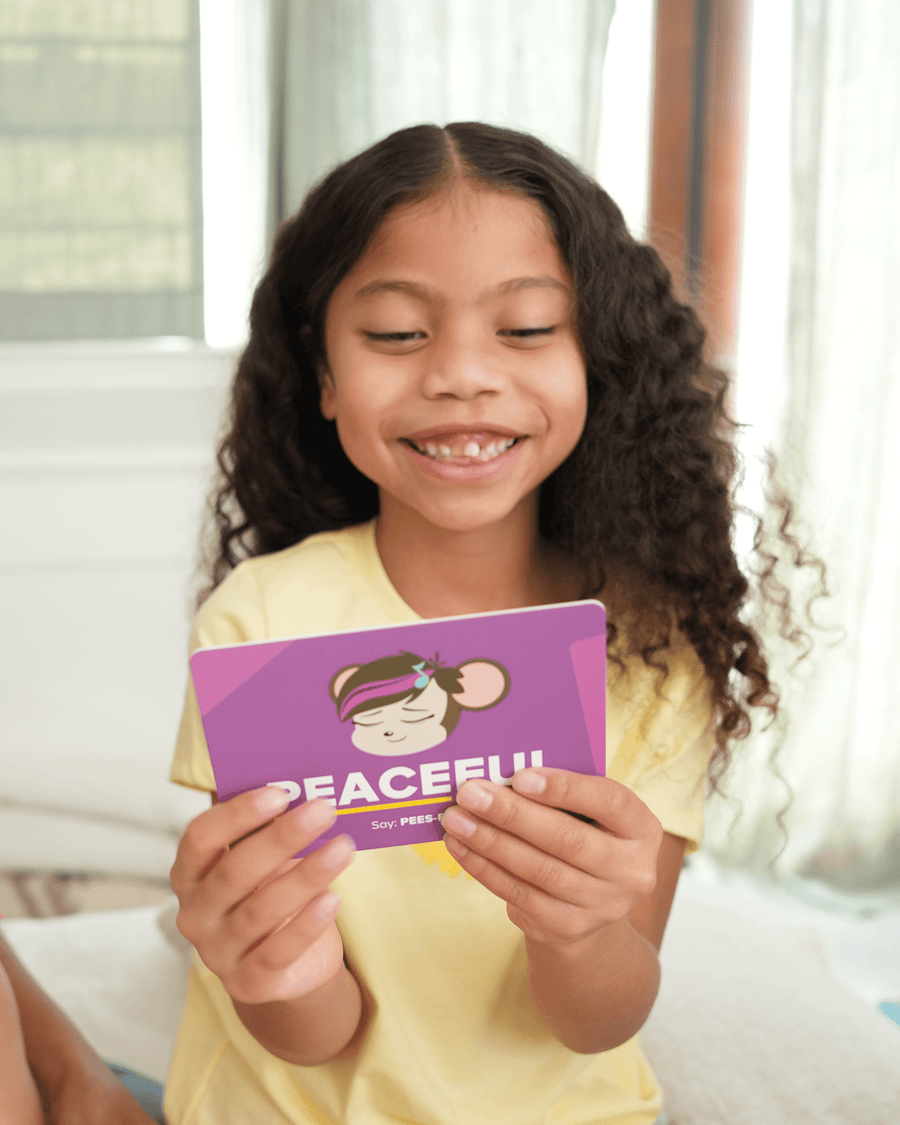 Emotion cards from the ABCmouse Feelings & Friendship deck