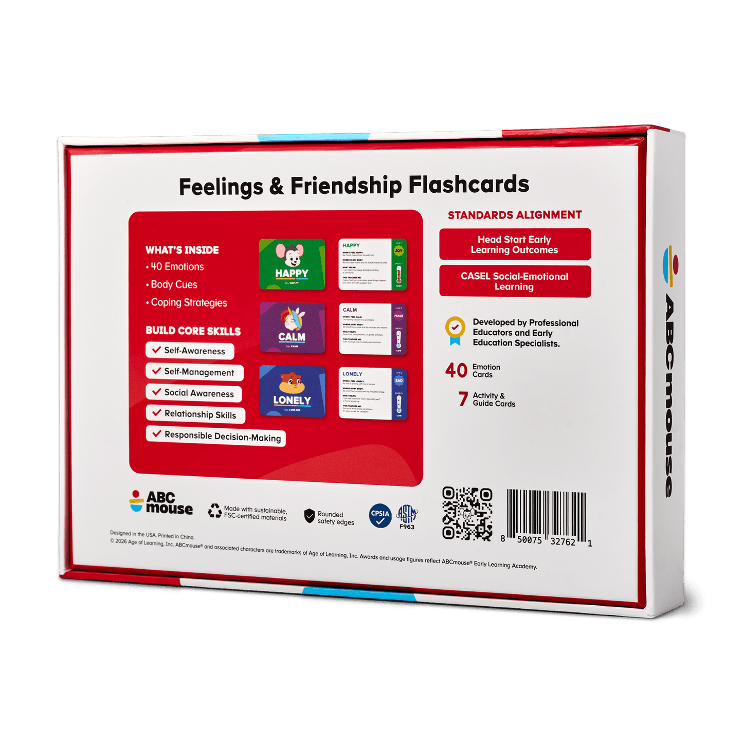 ABCmouse Feelings & Friendship Flashcards - ABCmouse