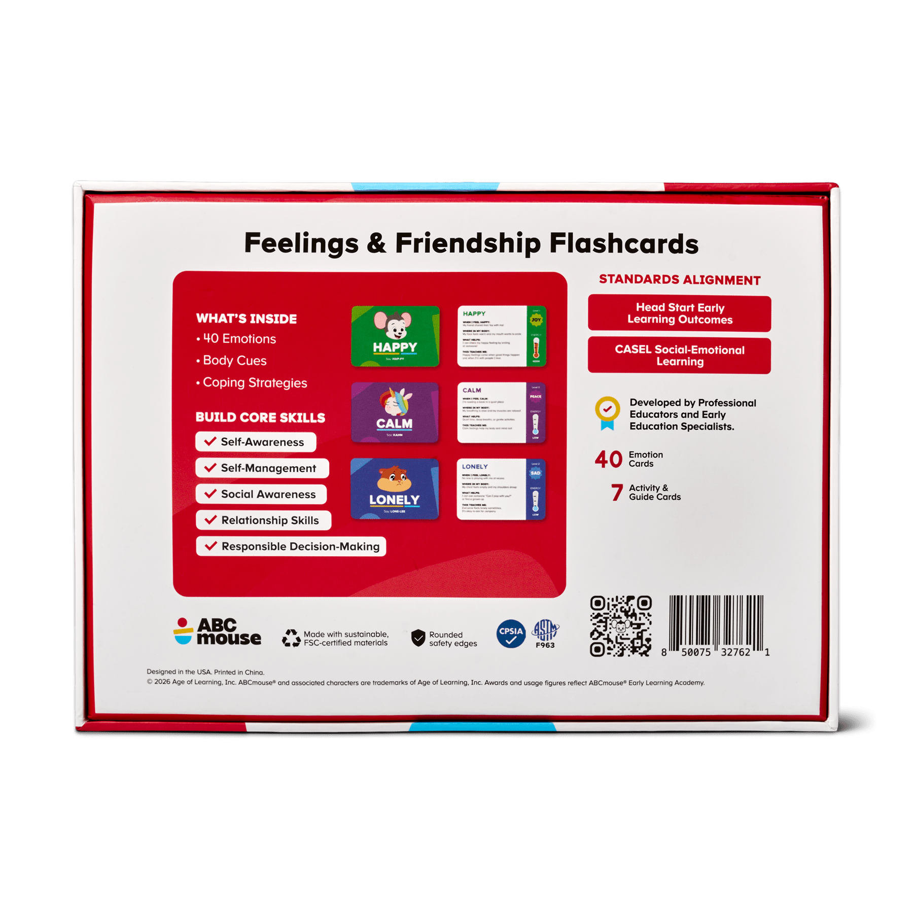 ABCmouse Feelings & Friendship Flashcards - ABCmouse