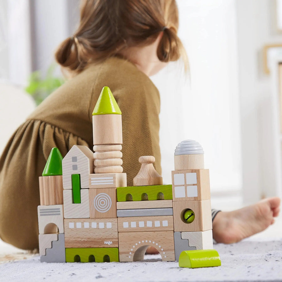 Coburg 28 Piece Wooden Building Blocks - ABCmouse