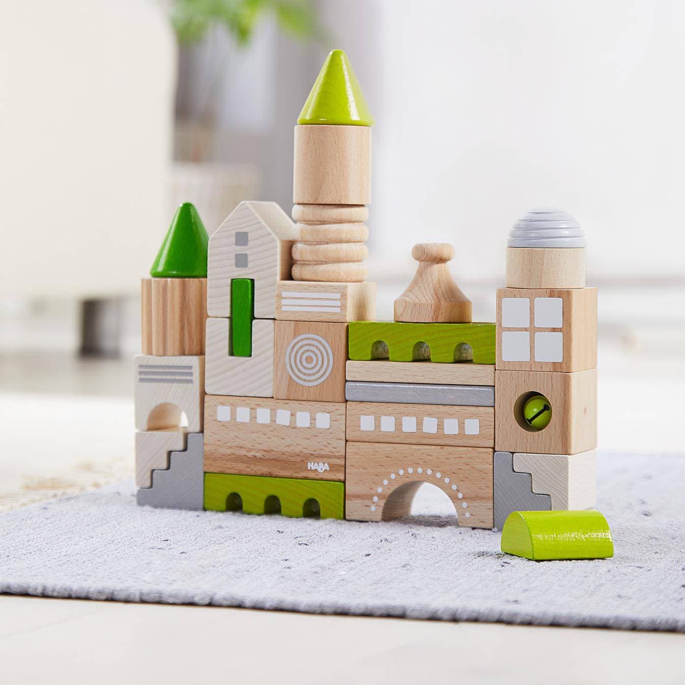 Coburg 28 Piece Wooden Building Blocks - ABCmouse