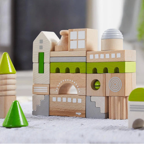 Coburg 28 Piece Wooden Building Blocks - ABCmouse