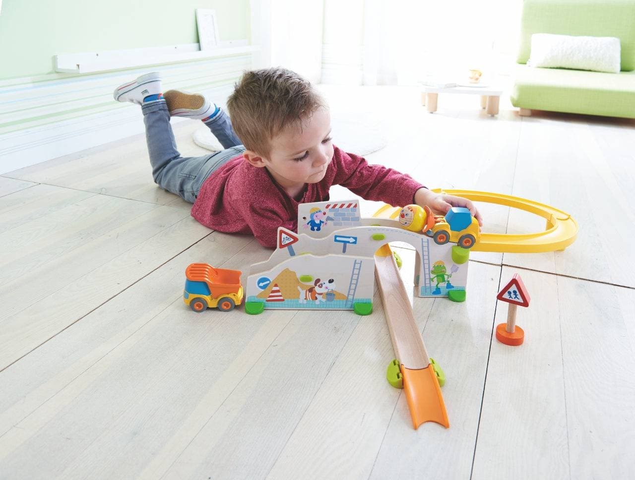 Kullerbu Construction Site Play Track Starter Set - ABCmouse