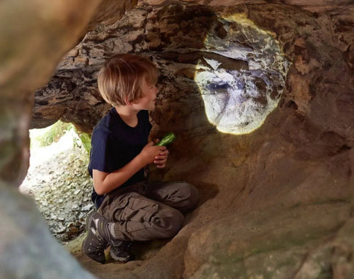 Terra Kids 4-Way Flashlight beam modes