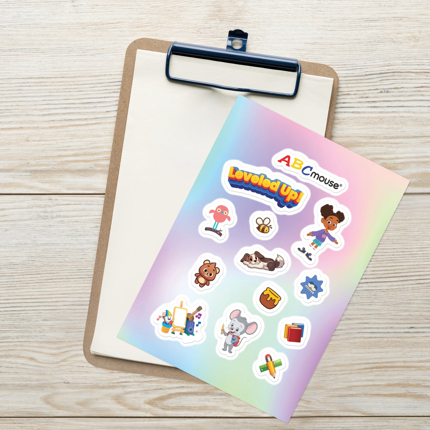 Leveled Up! Achievement Sticker Sheet - ABCmouse