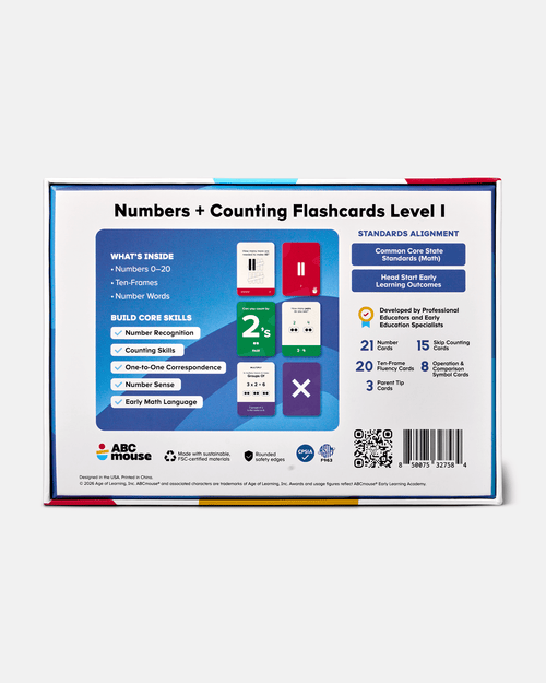 ABCmouse Numbers + Counting Flashcards Level 1 - ABCmouse