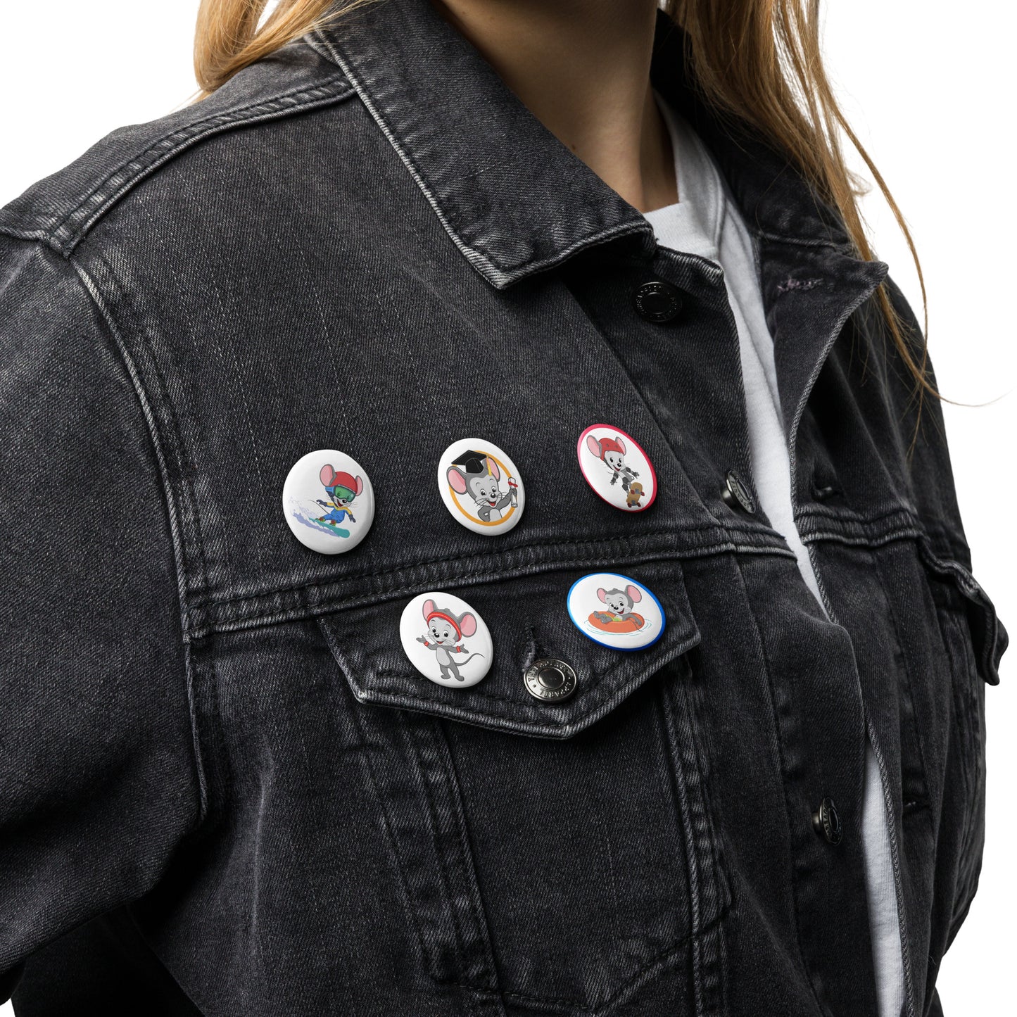 Activity Mouse Collectible Pin Button Set (5 - Pack) - ABCmouse
