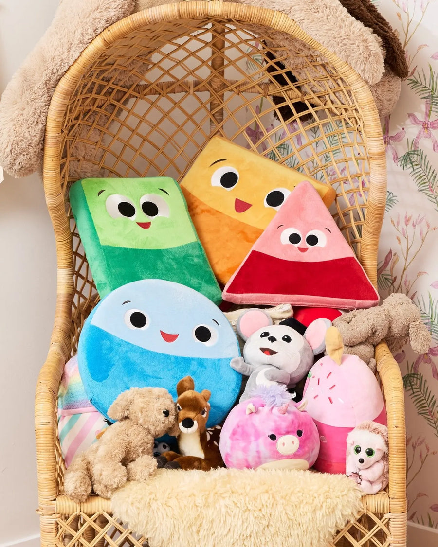 The full ABCmouse Shapeys reading pillow collection