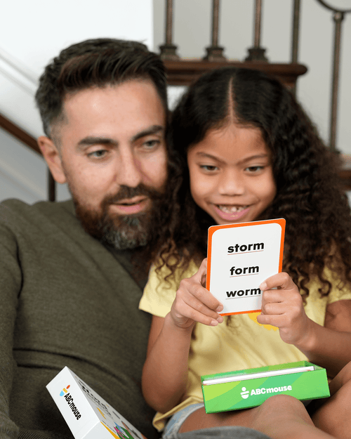 R-controlled vowel cards from ABCmouse Word Reading Flashcards Level 2